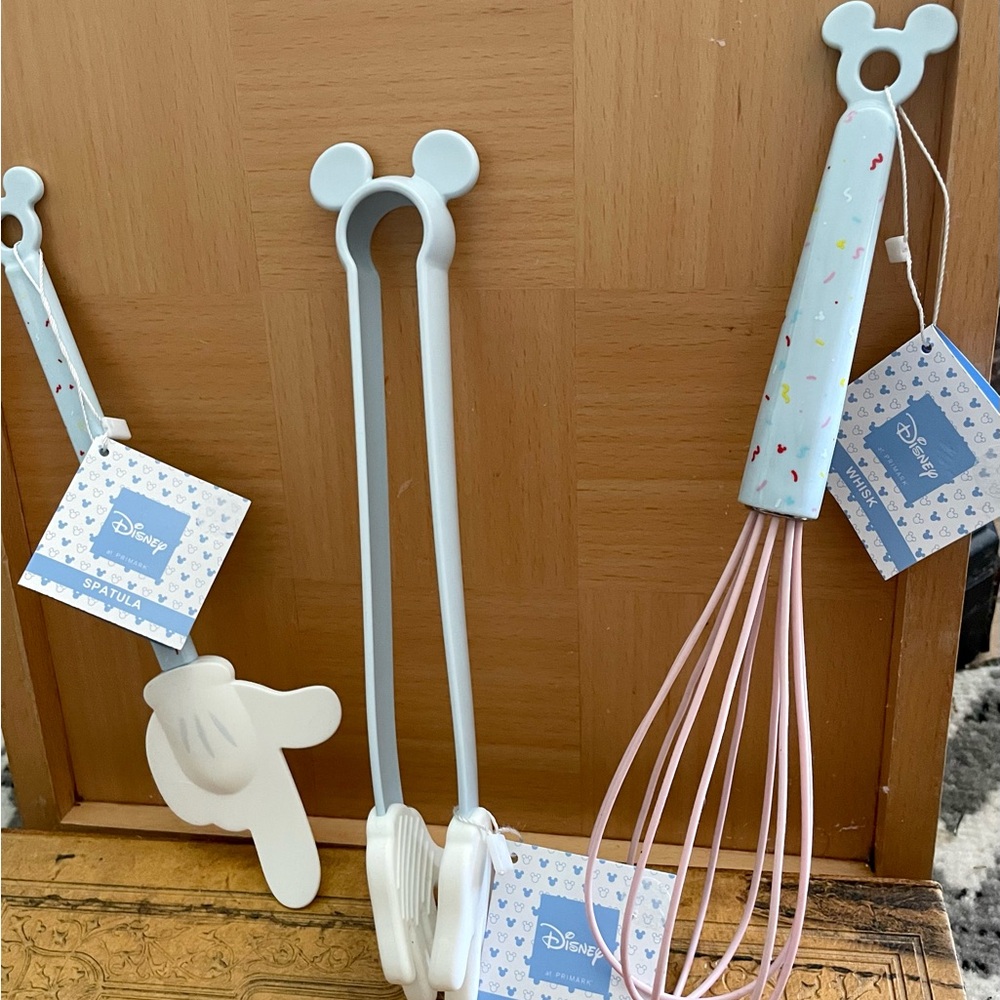 MWT 3 Disney kitchen utensils and spoon rest